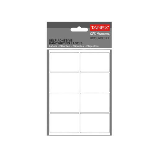 Picture of SELF-ADHESIVE LABELS WHITE 52X34MM 10 SHEETS